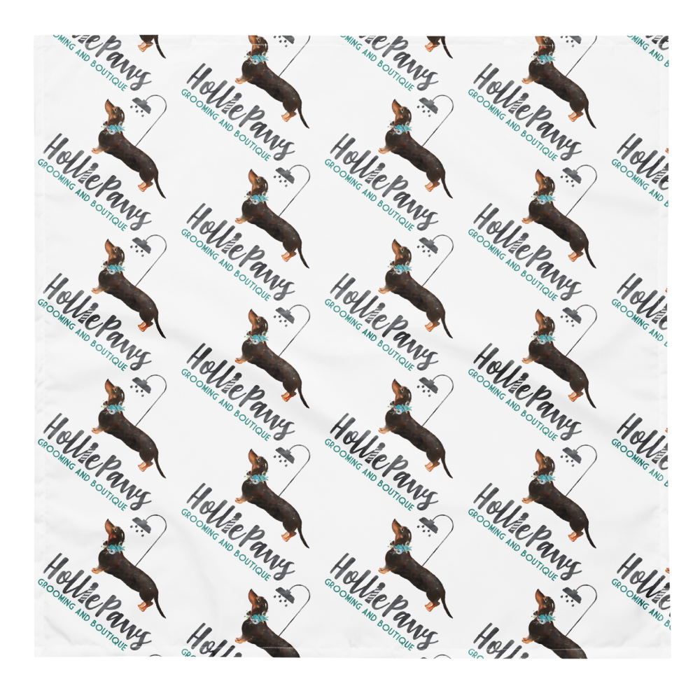 HolliePaws All-over Print Human Bandana
