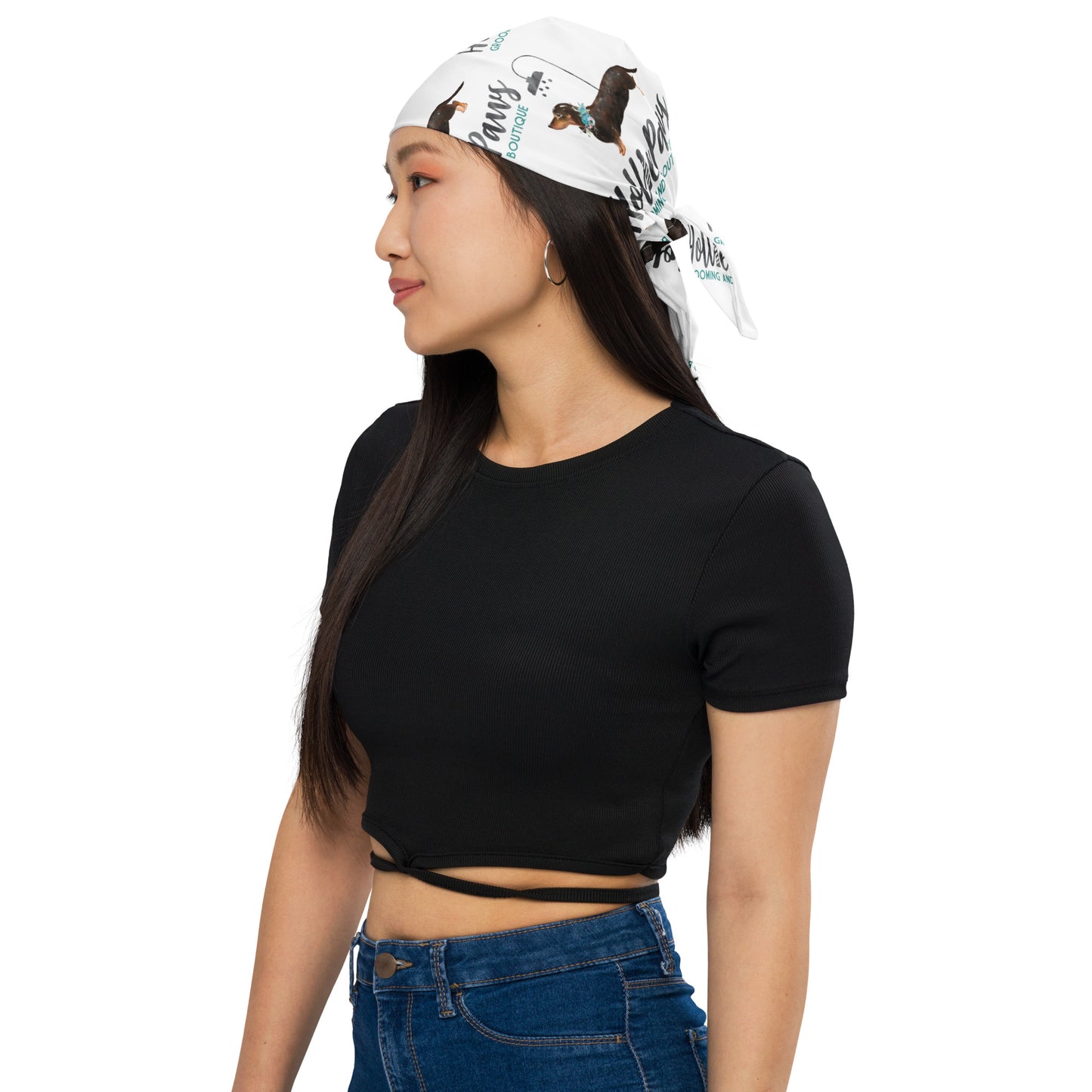 HolliePaws All-over Print Human Bandana