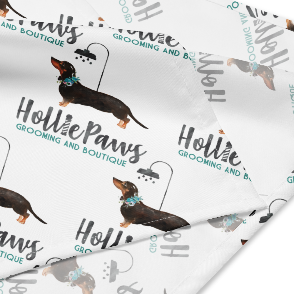 HolliePaws All-over Print Human Bandana