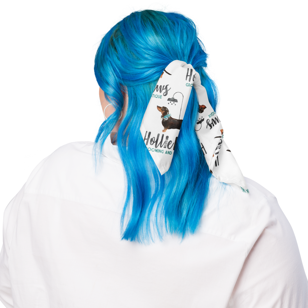 HolliePaws All-over Print Human Bandana